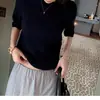2026 Novo Suéter de Tricô Estilo Coreano Azul Marinho Suave com Gola Meia-Alta e Mangas 3/4, Top Acinturado, Peça de Baixo Slim Fit para o Trabalho