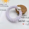 Nuevo Cordón para Teléfono de Cuentas Color Gel, Lazo para el Cabello, Cuerda para el Cabello sin Apretar, Lazo Popular, Goma para el Cabello, Pulsera Sencilla