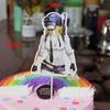 Venta al por mayor comer pollo decoración de pastel supervivencia Jedi buena suerte por la noche comer pollo tarjeta de pastel tarjeta de mesa dulce