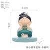 Regalo Creativo Tang Xiaoyuan para Niñas, Tendencia Nacional, Decoración de Escritorio para el Hogar Estilo Antiguo, Soporte para Teléfono Móvil de Resina de Dibujos Animados
