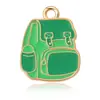 Accesorios de Cuentas de Dibujos Animados con Agujeros para Serie de Camping al Aire Libre, Llaveros para Teléfono Móvil, Cadenas para Bolsos, Joyería Hecha a Mano DIY, Cuentas Sueltas