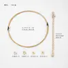 Pulseira Colar de Pérolas em Ouro Real 18K Pacote de Materiais para Acessórios de Joias DIY Fio de Ouro Especial para Miçangas Artesanais Cordão Macio