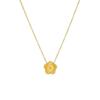 Collar con Colgante de Flor de Cinco Pétalos de Lujo Modelo 2025 para Mujer, Set Floral Versátil, Moda de Alta Gama Estilo Nuevo, No se Desvanece