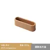 Portatarjetas de Madera Maciza Personalizado para el Inicio de Clases, Diseño Creativo de Pico de Montaña, Soporte de Tarjetas de Visita de Nogal Negro, Caja de Almacenamiento de Tarjetas de Visita de Madera de Haya para Escritorio