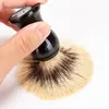 Escova Wanmei Nova de Cerdas Macias para Varrer Cabelos Salão Ferramenta de Cabeleireiro Pincel Espuma de Barbear Masculina Cerdas Imitação de Pelo de Texugo