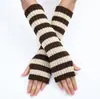 Luvas Sem Dedos Estilo Japonês Harajuku Ins Ninja Disco Sombrio Hip-Hop Legal Proteção Solar Protetores de Braço Mangas de Tricô Jk para Mulheres