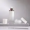 Nova Embalagem de Vidro Espessado Produto para Cuidados com a Pele Conjunto de Frascos de Vidro Frasco Vazio Portátil para Água Emulsão Essência Frasco de Vidro Cosmético