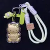 Llavero Colgante de Gato Hello Kitty Navegación Exitosa y Dios de la Riqueza Dibujo Animado Colgante para Bolso Gato Kt Cadena para Colgar Teléfono Móvil