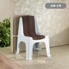 Taburete de Plástico Pequeño Especialmente Grueso Silla Infantil Doméstica con Respaldo Silla para Adultos Mesa y Silla de Comedor Nórdica Silla de Sofá de Lujo Ligero Silla Antideslizante