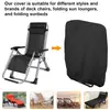 Cubierta Antipolvo para Silla Plegable de Exterior de Tela Oxford Cubierta Impermeable para Silla Plegable Cubierta para Silla Plegable Protección UV Silla