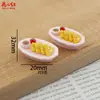 Rollo de Arroz Ramen Simulación Serie de Desayuno Juguete de Comida Hecho a Mano DIY Accesorios de Resina Colgante para Sombrero Adorno Pasador de Pelo