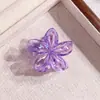 Mini tamanho pequeno 4cm Flor de Ovo Grampo de Cabelo Explosões da Amazon Estilo Férias na Praia Prendedor de Cabelo Cor Gradiente Dopamina