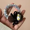 2026 Nuevo Estilo Coreano Súper Lindo Lazo de Calabaza Tejido para Coleta Baja Cuerda Elegante para el Cabello Accesorio para el Cabello