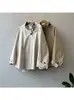 Gabardina de mujer estilo coreano Beishan Tongshu, nueva colección de otoño, abrigo tipo capa de alta gama de nicho de ajuste holgado de longitud media 3165