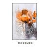 Pintura decorativa para sala de estar, luz de lujo, arte abstracto, pintura colgante, pintura de entrada, pintura al óleo de flores, fondo vertical, mural de pared