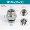 Adaptador hidráulico acero 45# Yonghua cono de 24 grados férula sello ED fitting para manguera 1CB 1CM 1DB 1DM