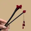 Horquilla Original Retro de Rosa y Sándalo Estilo Antiguo Dinastía Han Cheongsam Cabeza de Bola Diaria Nuevo Chinoiserie Accesorios para el Cabello