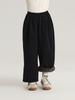 Pantalones de Invierno Nuevos para Niñas Momojia 2024 Invierno Nuevo Versátiles de Punto Casual Largos para Niños con Forro Grueso de Felpa