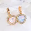 Pulsera con cuentas cruzadas colgante DIY corazón de amor unicornio mariposa adorno colgante pulsera brazalete charm materiales hechos a mano