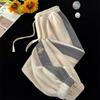 Pantalones casuales de pierna polar para hombre, holgados, combinan con todo, pantalones deportivos, a la moda, estilo coreano ins, pantalones gruesos, outlet de fábrica