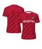 Camiseta de Fútbol de Moda, Camiseta Trendy de Verano con Estampado de Emblema Nacional 3D, Deportiva Casual Oversized