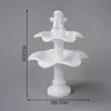 Arruela de Suporte para Martelo de Estacas Ornamento Base para Decoração de Bolo Figura de Boneco Cartoon Suporte Inferior Transparente Redondo Acessórios de Confeitaria