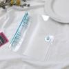 En stock Macaron PVC Transparente Carpeta de Tarjetas de Hojas Sueltas Artística A5 Seis Agujeros Carpeta de Hojas Sueltas Libro de Viaje