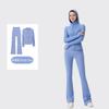 [En Stock] Conjunto de Chaqueta Acampanada con Capucha Ld Top para Mujer Ajustado Elástico Fitness Deportes Running Ropa de Yoga