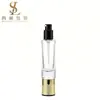 Atacado Em Estoque Frasco de Vidro Cilíndrico de 30ml para Base Líquida com Fundo Espesso e Bomba de Pressão, Frasco Dispensador BB Isolante, Material de Embalagem Cosmética