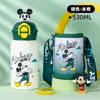 Copo Térmico Infantil Disney Zootopia Aço Inoxidável 316 Estudante Copo de Dupla Utilização Grande Capacidade Copo de Água com Alça