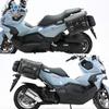 Carro esportivo Wolf adequado para Husky ADV150 bolsa lateral bolsa lateral caixa lateral retrô bolsa para capacete à prova d'água liberação rápida