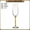 Taça de Cristal com Diamantes, Taça de Champagne, Taça Clássica Flauta para Espumante, Taça de Vinho com Borda Inclinada, Taça de Cocktail