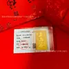 Pegatinas Doradas para Teléfono con Oro Puro 999, Láminas Doradas de Riqueza Instantánea, Imanes de Nevera Designados para la Fortuna, Regalos de Apertura de Tienda al por Mayor
