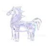 Novo Produto Amazon Zodíaco Pônei Colorido em Pé Ornamento de Cristal Decoração de Mesa de Escritório Presente de Aniversário Infantil