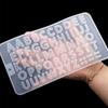 Molde digital de silicona con 26 letras del alfabeto inglés para hacer tú mismo, accesorios para tartas, chocolate, repostería, molde de silicona para tartas y dulces.