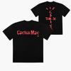 Scott Travis Scott Joint Burger e Batatas Fritas Rap Hip-Hop Estilo Chi Hop Europeu e Americano Marca da Moda Camiseta