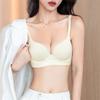 Ropa interior de una pieza sin costuras para mujer, sin aros, para busto pequeño, con realce, para busto grande, con cierre delantero, anti flacidez, cómodo traje de brasier