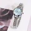 Reloj de Mujer Micai, Diseño Fresco de Margarita Azul con Diamantes, Esfera Pequeña, Exquisito Reloj de Mujer, Reloj de Cuarzo Más Vendido Transfronterizo