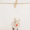 Decoraciones para Árbol de Navidad Colgantes de Ciervo de Fieltro Colgantes Creativos Nuevos de Alce Colgante para Árbol de Navidad Regalos