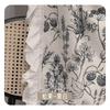 Cortinas Francesas Blackout Total de Cono de Pino Marrón Sala de Estar Dormitorio Chenilla Estampada Pequeño Aroma Retro Cortina Algodón Suave