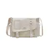 Bolso tote estilo japonés dopamina lindo estilo universitario para mujer, bolsa transparente pequeña para snacks, bolso de hombro para estudiante y commute