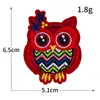 Conjunto de Patches de Tecido de Coruja Desenho Animado Bordado à Máquina Patch de Tecido Bordado Patch DIY Patch para Roupas Entrega Direta da Fábrica