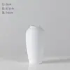 Jingdezhen Cerámica de Barro Simple Moderna Florero Utensilios Hidropónicos para Arreglos Florales Decoraciones de Sala de Estar Utensilios para Flores Adornos de Escritorio