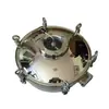 Registro de Acero Inoxidable Zhejiang Jianshun con Visor Limpiaparabrisas, Registro Hecho de Material 304/316L Brida Resistente a la Corrosión, Resistente a Altas Temperaturas