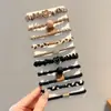 Cuerda para coleta de pelo negra de alta gama, Goma para el pelo tipo intestino grueso duradera, Diadema, Goma para el pelo, Accesorios para el pelo, Estuche de cuero al por mayor
