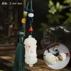 Bolsa de dinheiro de pedra luminosa, bolsa para prosperidade, sachê luminoso, pingente portátil, decoração de quarto, item colecionável para manuseio