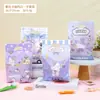 Saco de embalagem para doces de Páscoa, sacola de presente, saco para lembrancinha de festa de doces e biscoitos, saco OPP plano transfronteiriço com arame de amarração