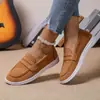 Mocasines de Suela Blanda Talla Grande Zapatos de Mujer Planos Casuales Zapatos Tipo Frijol Slip-on Mocasines de Suela Blanda Cómodos Zapatos de Una Sola Capa Combinan con Todo