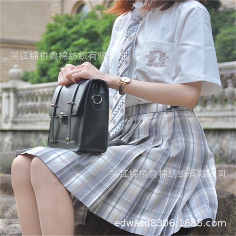 色织格子半身裙JK制服女裙子9.JPG