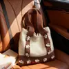 Moda de Invierno 2026 Transfronteriza Bolso de Punto Simple Bolso de Hombro Bolso Tote Floral Colorido Bolso de Axila Bolso de Mujer